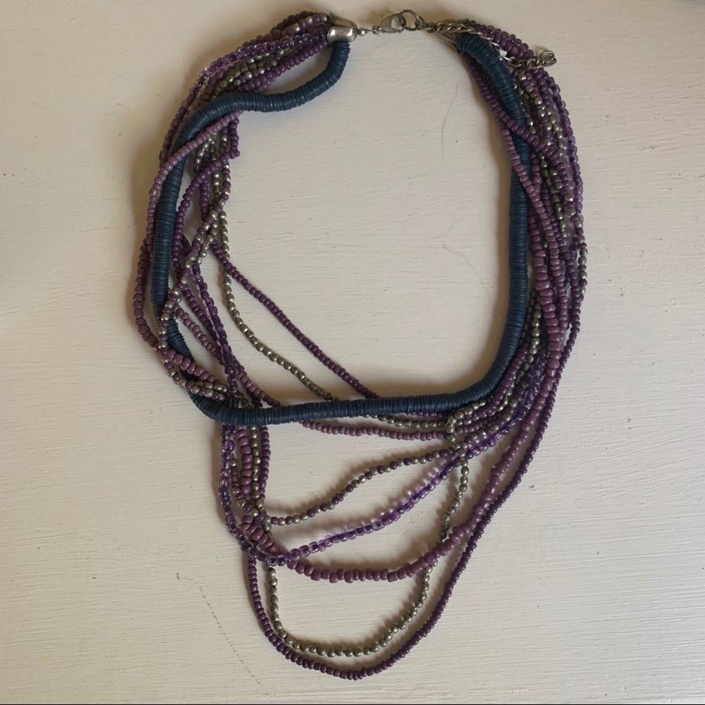 Anthropologie Layered Beaded Necklace